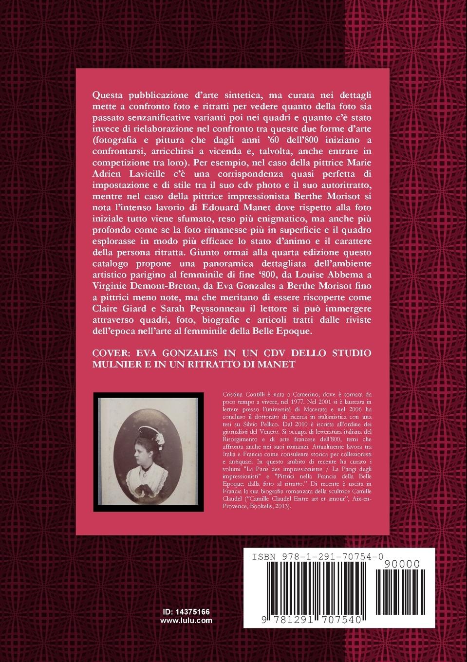 Rückseitencover Pittrici nella Francia della Belle Epoque