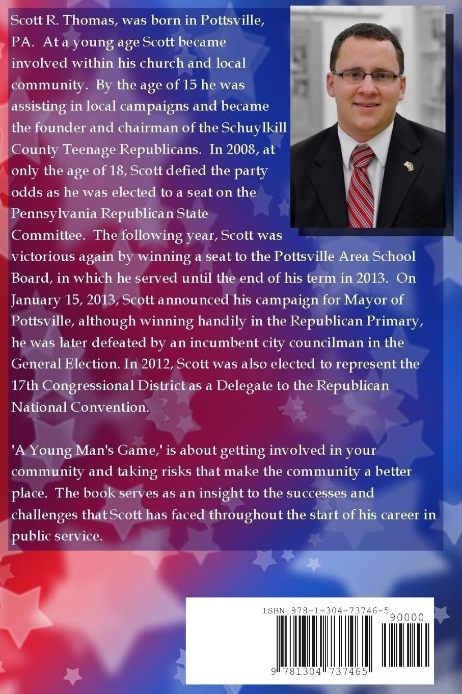 Rückseitencover A Young Man's Game