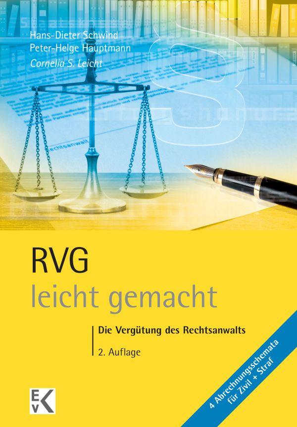 Vorderes Coverbild RVG  - leicht gemacht