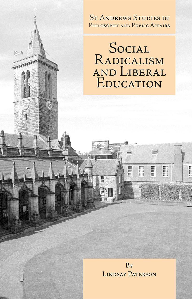 Vorderes Coverbild Social Radicalism and Liberal Education