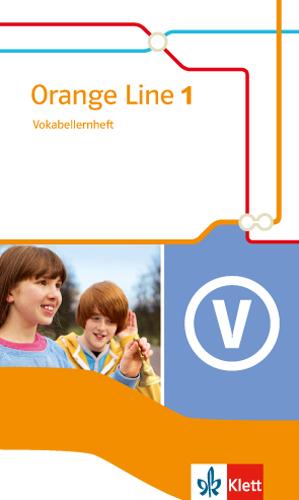 Vorderes Coverbild Orange Line IGS 1. Vokabellernheft. Ausgabe 2014