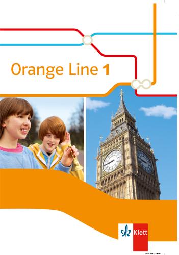 Vorderes Coverbild Orange Line IGS 1. Schülerbuch. Ausgabe 2014