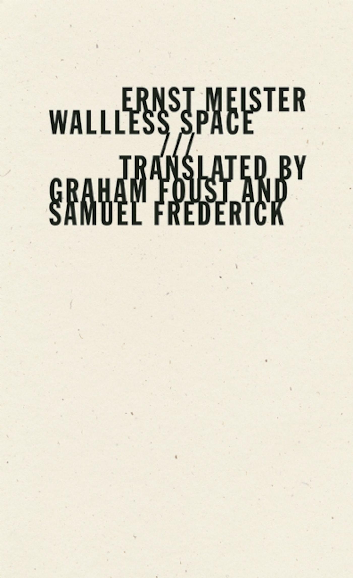 Vorderes Coverbild Wallless Space