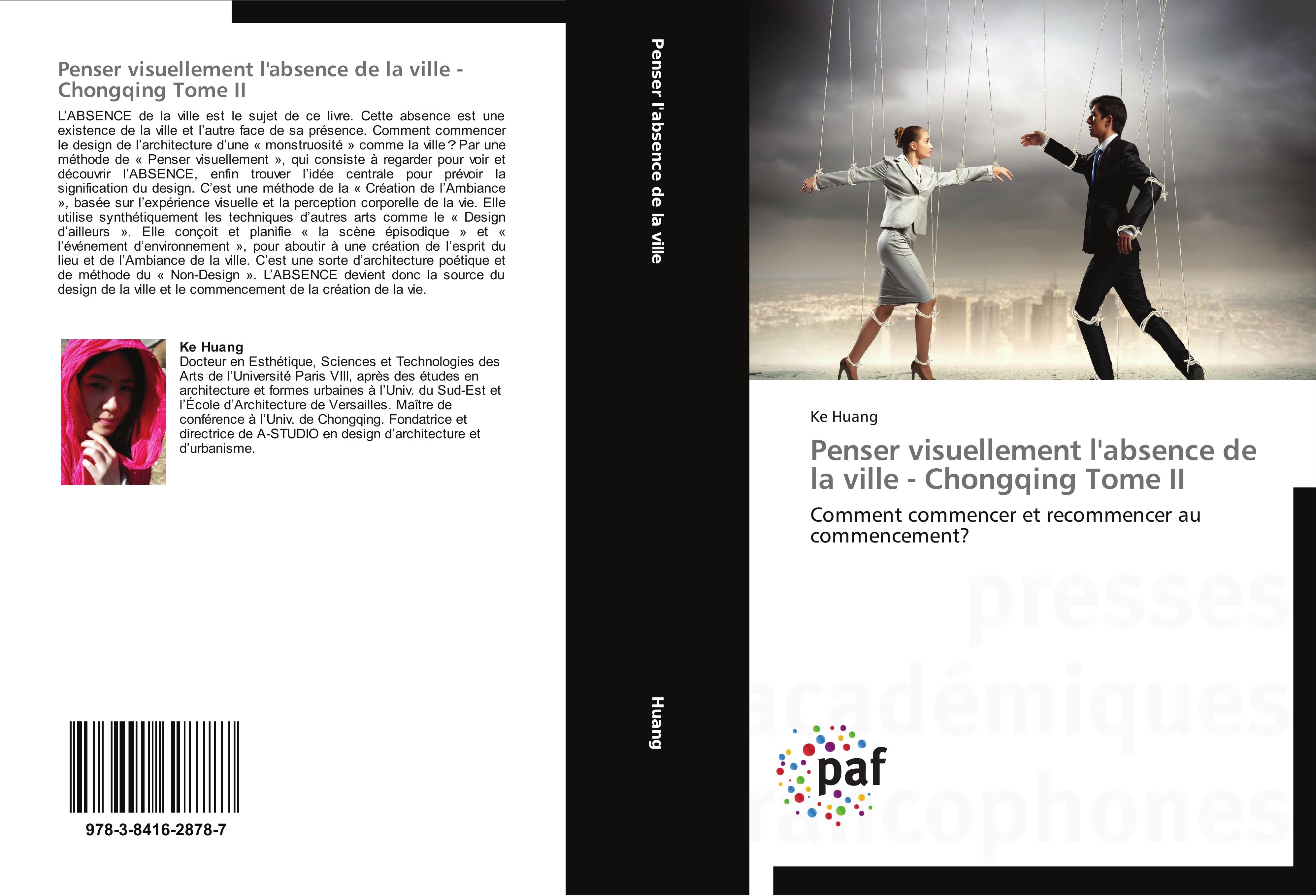 Vorderes Coverbild Penser visuellement l'absence de la ville - Chongqing Tome II
