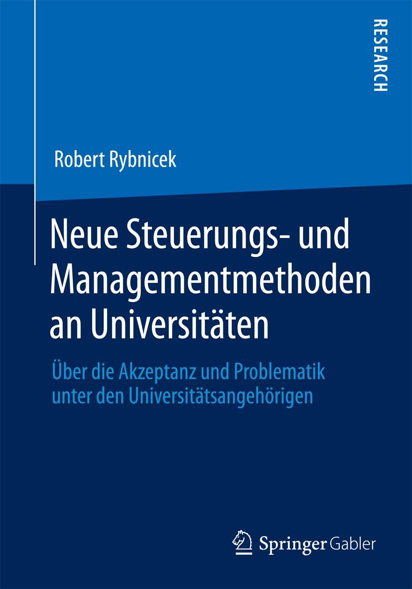 Vorderes Coverbild Neue Steuerungs- und Managementmethoden an Universitäten