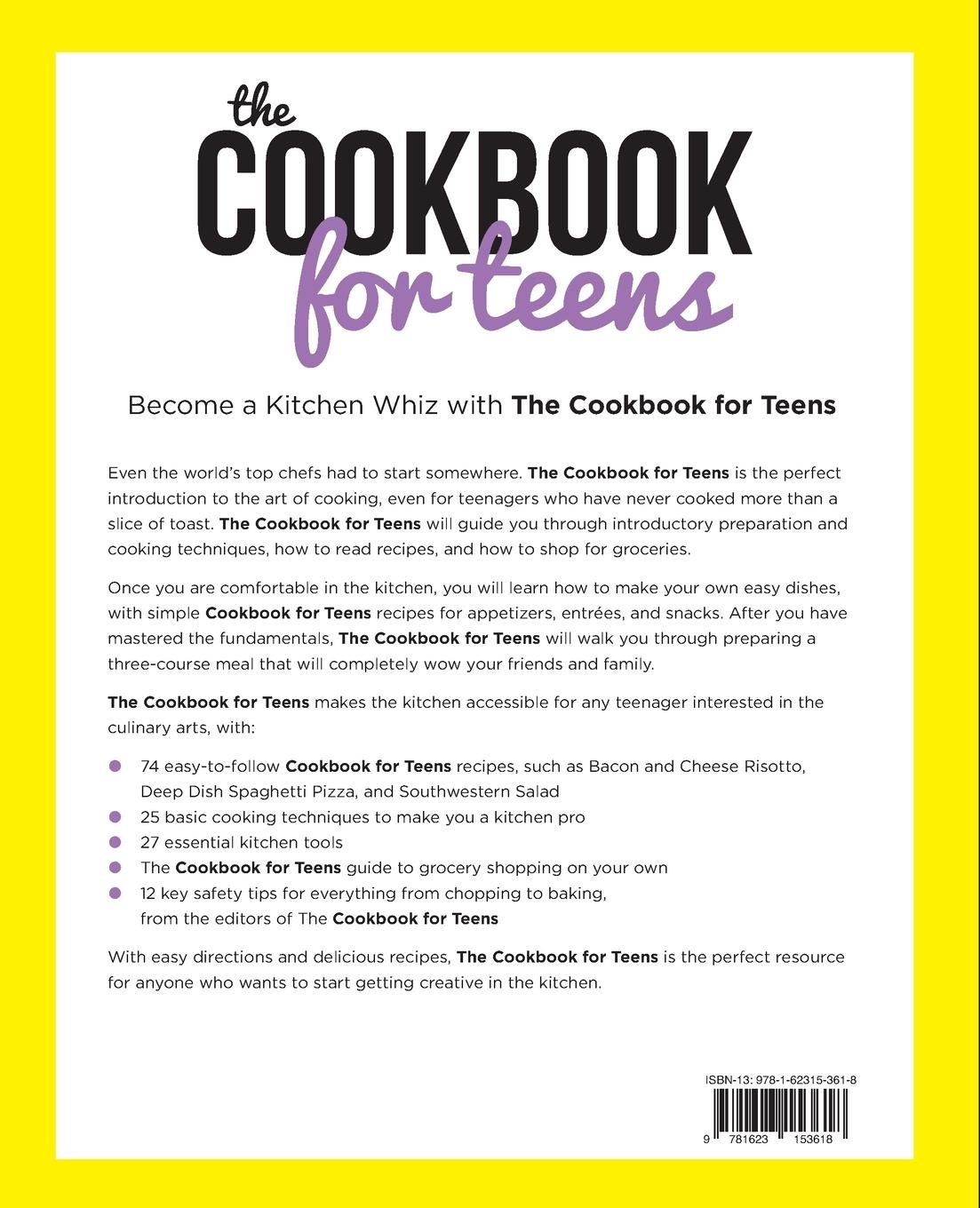 Rückseitencover The Cookbook for Teens