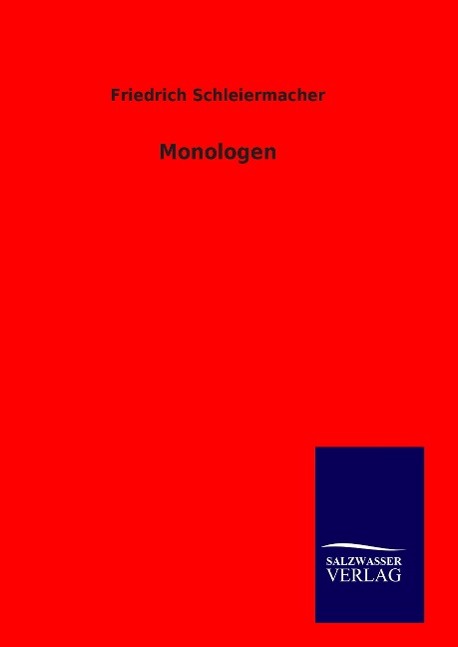 Vorderes Coverbild Monologen