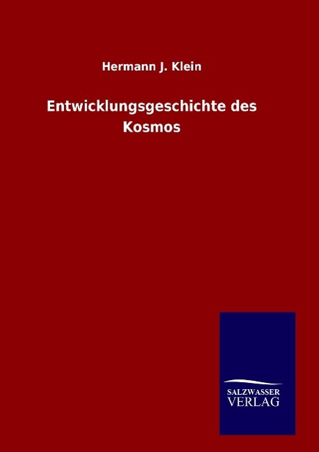 Vorderes Coverbild Entwicklungsgeschichte des Kosmos