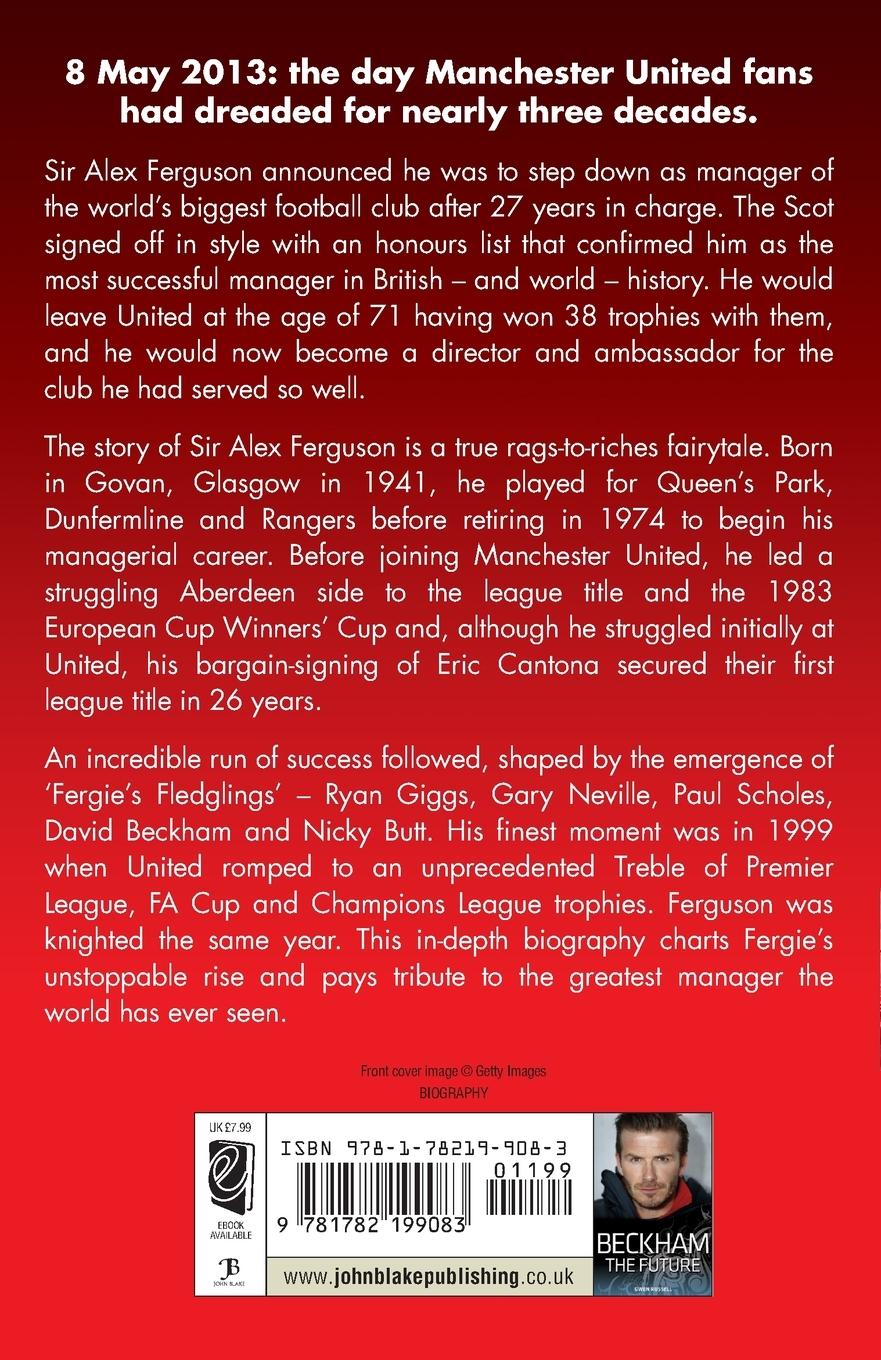 Rückseitencover Fergie The Greatest - The Biography of Alex Ferguson