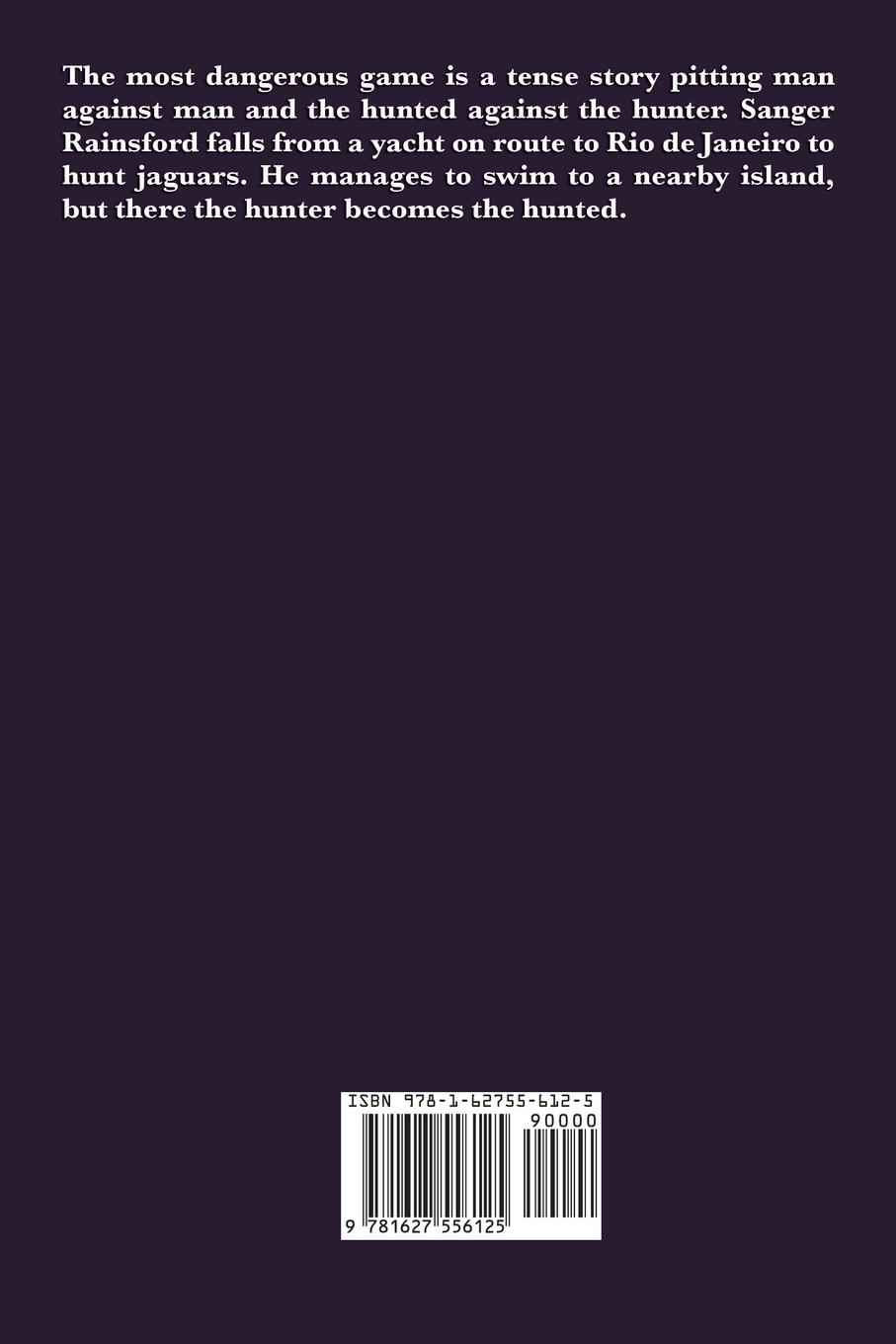 Rückseitencover The Most Dangerous Game