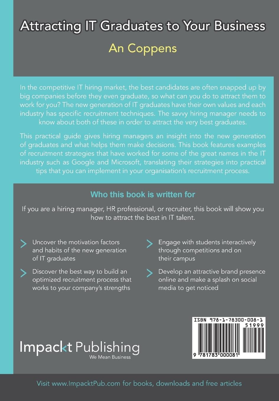 Rückseitencover Attracting It Graduates to Your Business