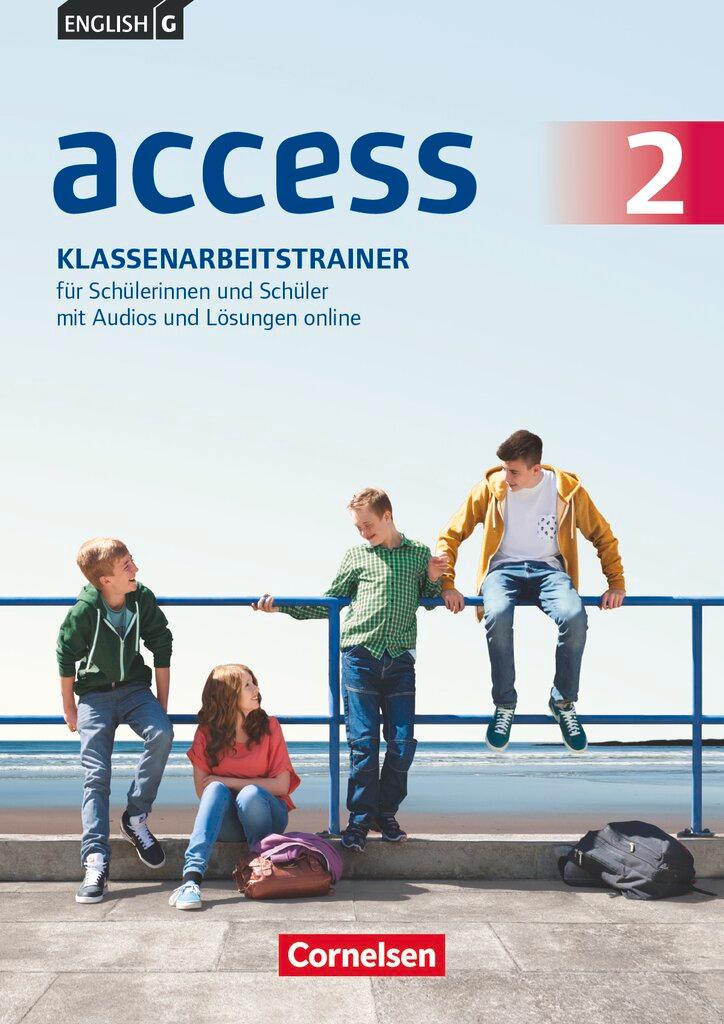 Vorderes Coverbild English G Access 02: 6. Schuljahr. Klassenarbeitstrainer mit Audios und Lösungen online