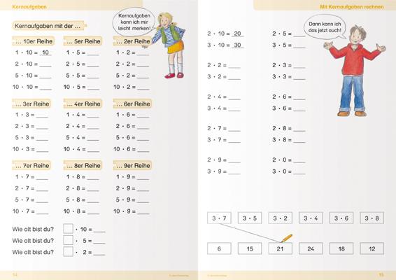 Beispielinhalt (Bild) Ich kann multiplizieren und dividieren