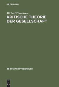 Vorderes Coverbild Kritische Theorie der Gesellschaft