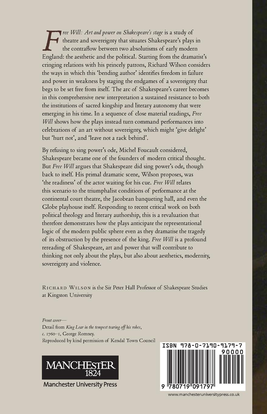 Rückseitencover Free Will