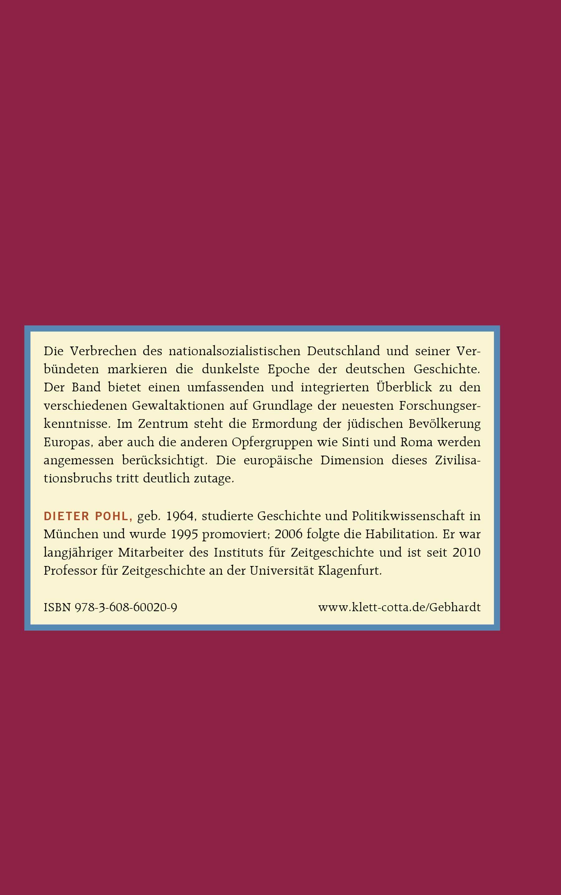 Rückseitencover Nationalsozialistische Verbrechen 1939 - 1945 - Innenansichten des Nationalsozialismus