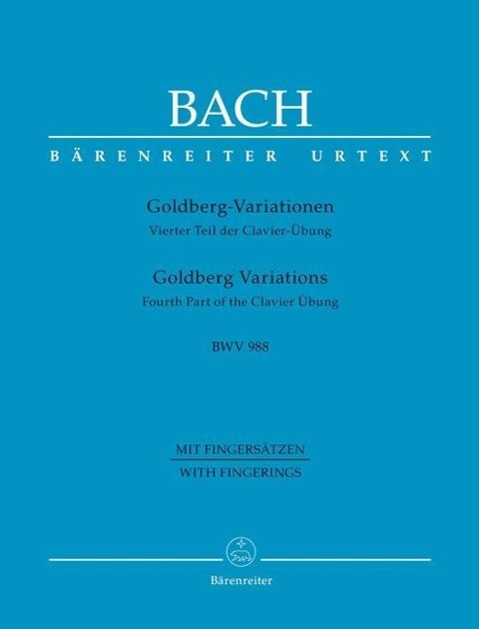 Vorderes Coverbild Goldberg-Variationen BWV 988