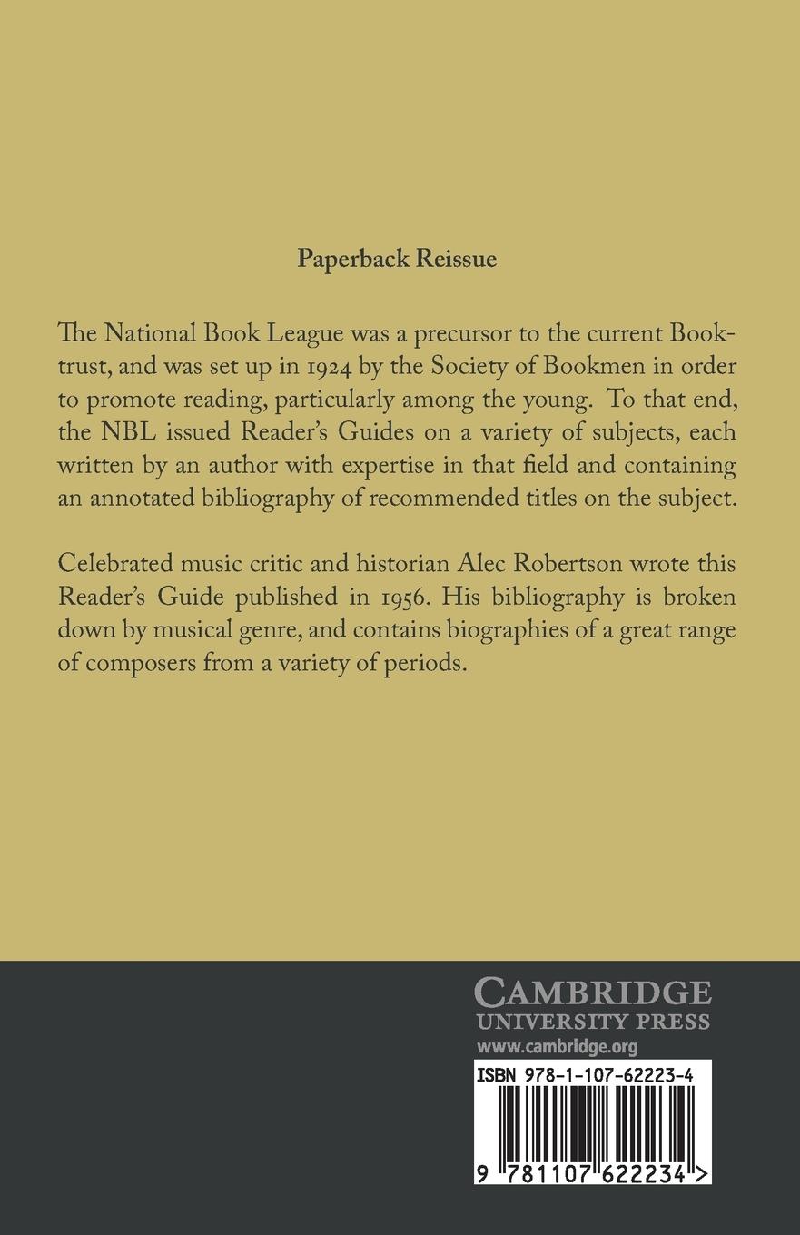 Rückseitencover Music and Musicians