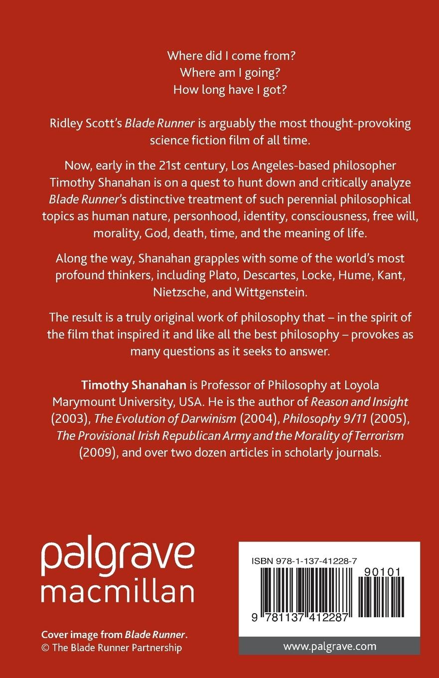 Rückseitencover Philosophy and Blade Runner