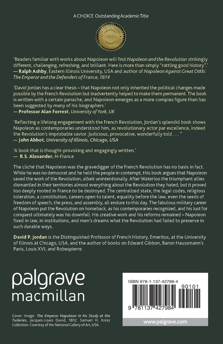 Rückseitencover Napoleon and the Revolution