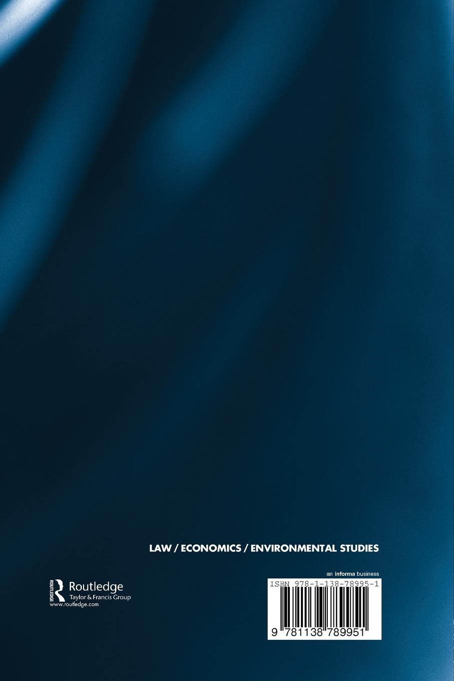 Rückseitencover The WTO and the Environment