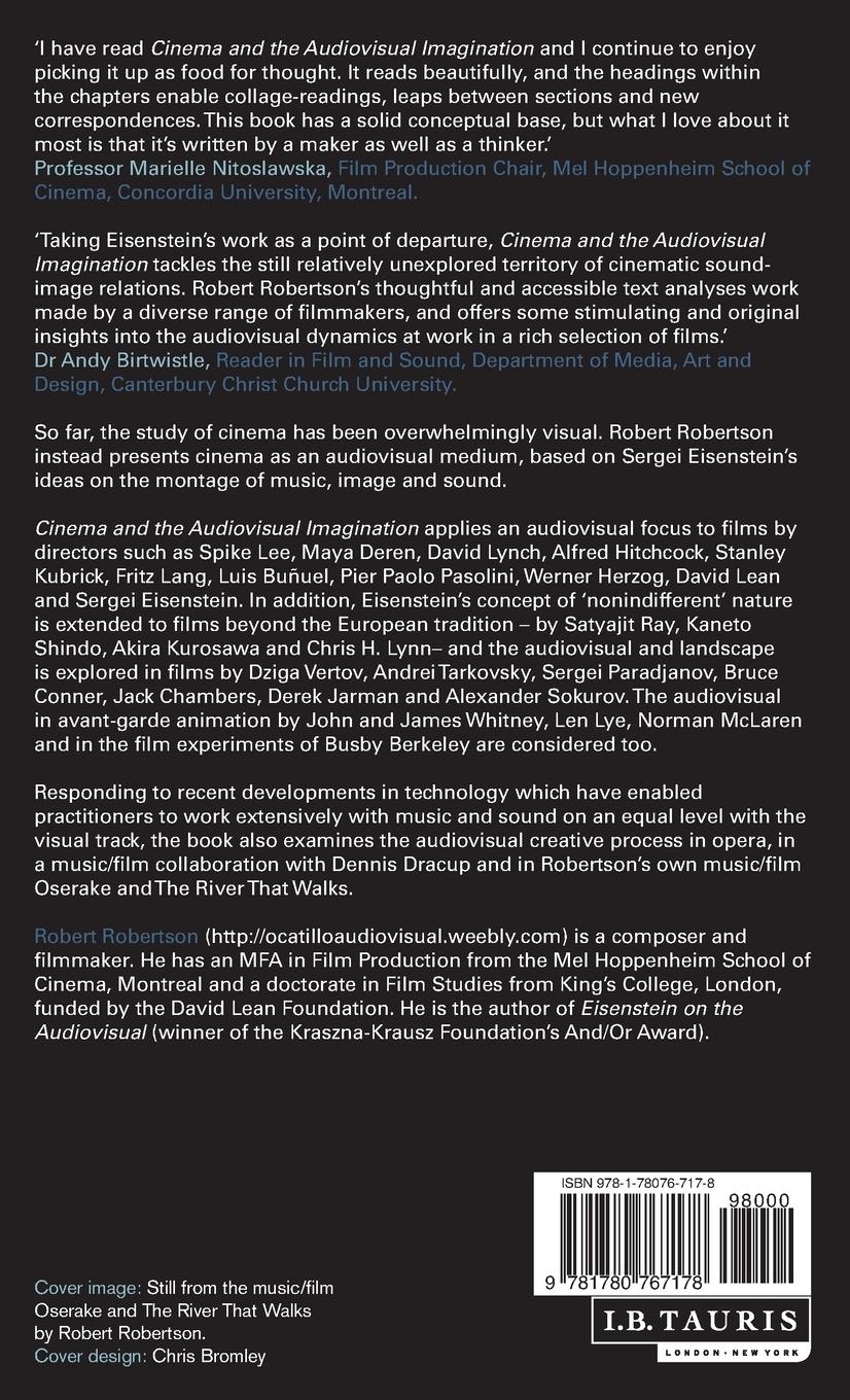 Rückseitencover Cinema and the Audiovisual Imagination