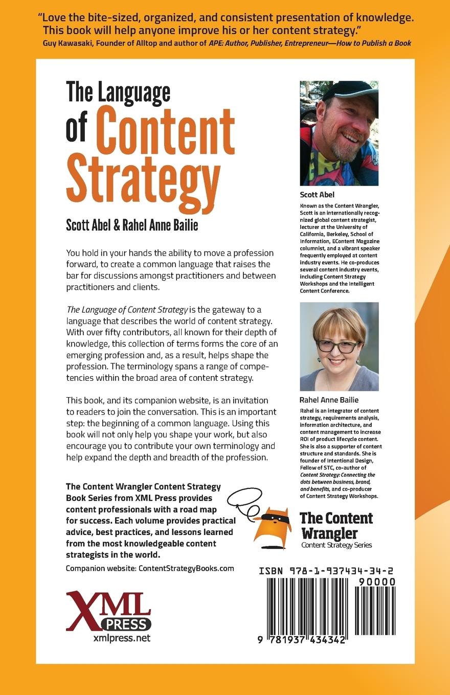 Rückseitencover The Language of Content Strategy