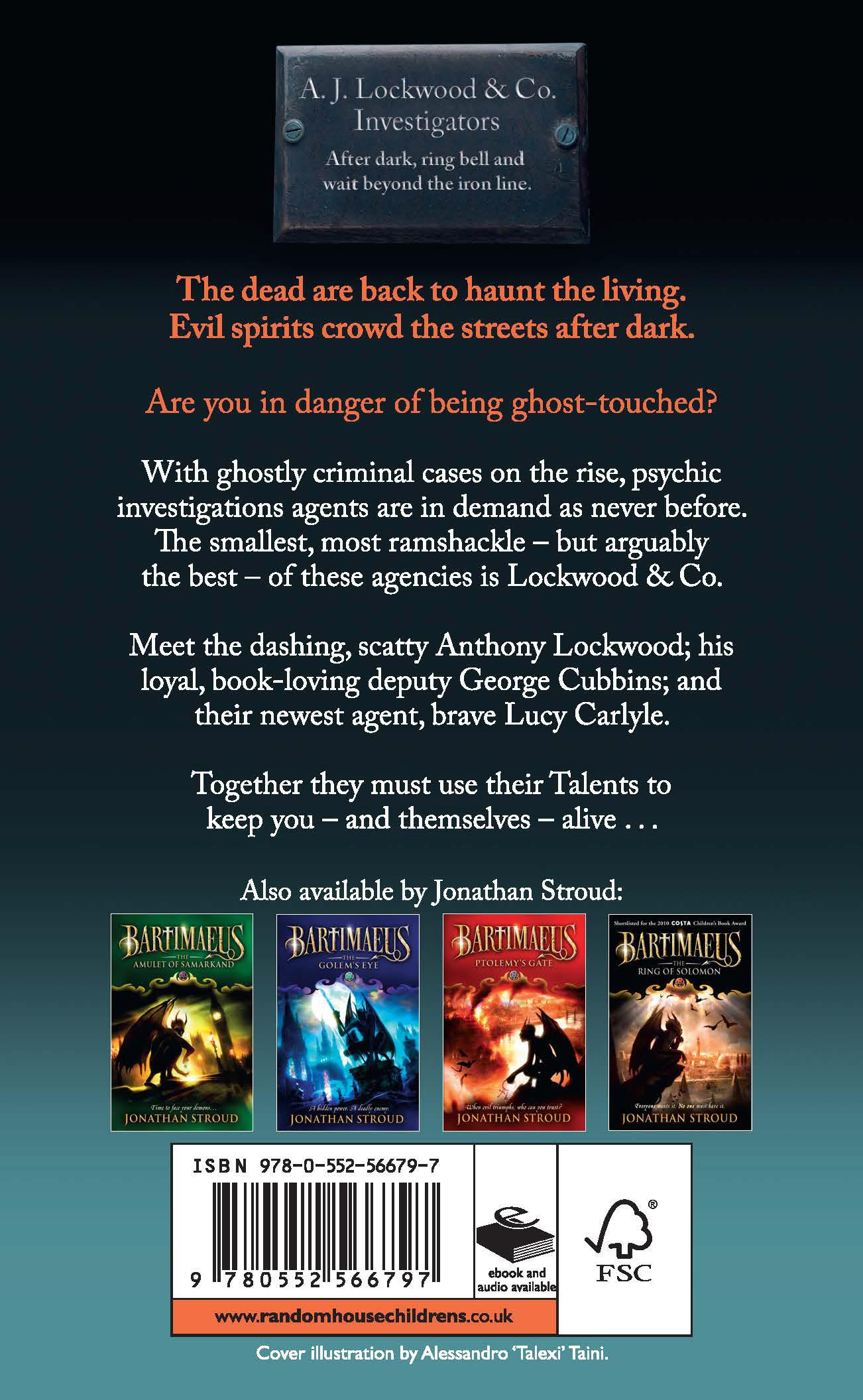 Rückseitencover Lockwood & Co 01: The Screaming Staircase