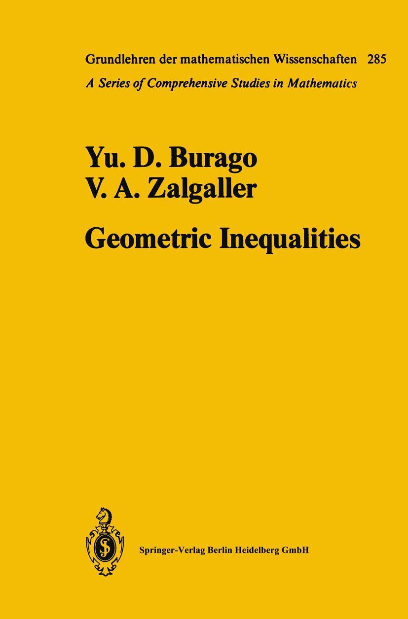 Vorderes Coverbild Geometric Inequalities