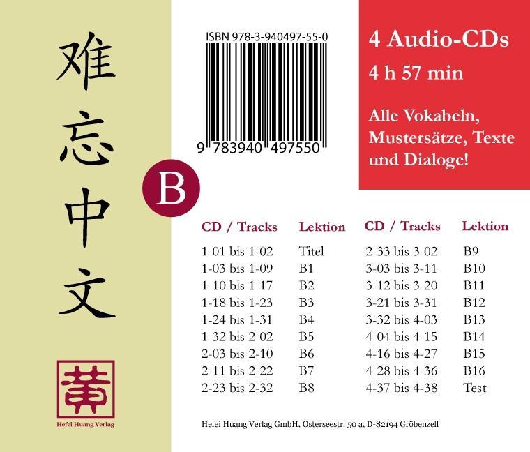 Beispielinhalt (Bild) Unvergessliches Chinesisch, Stufe B