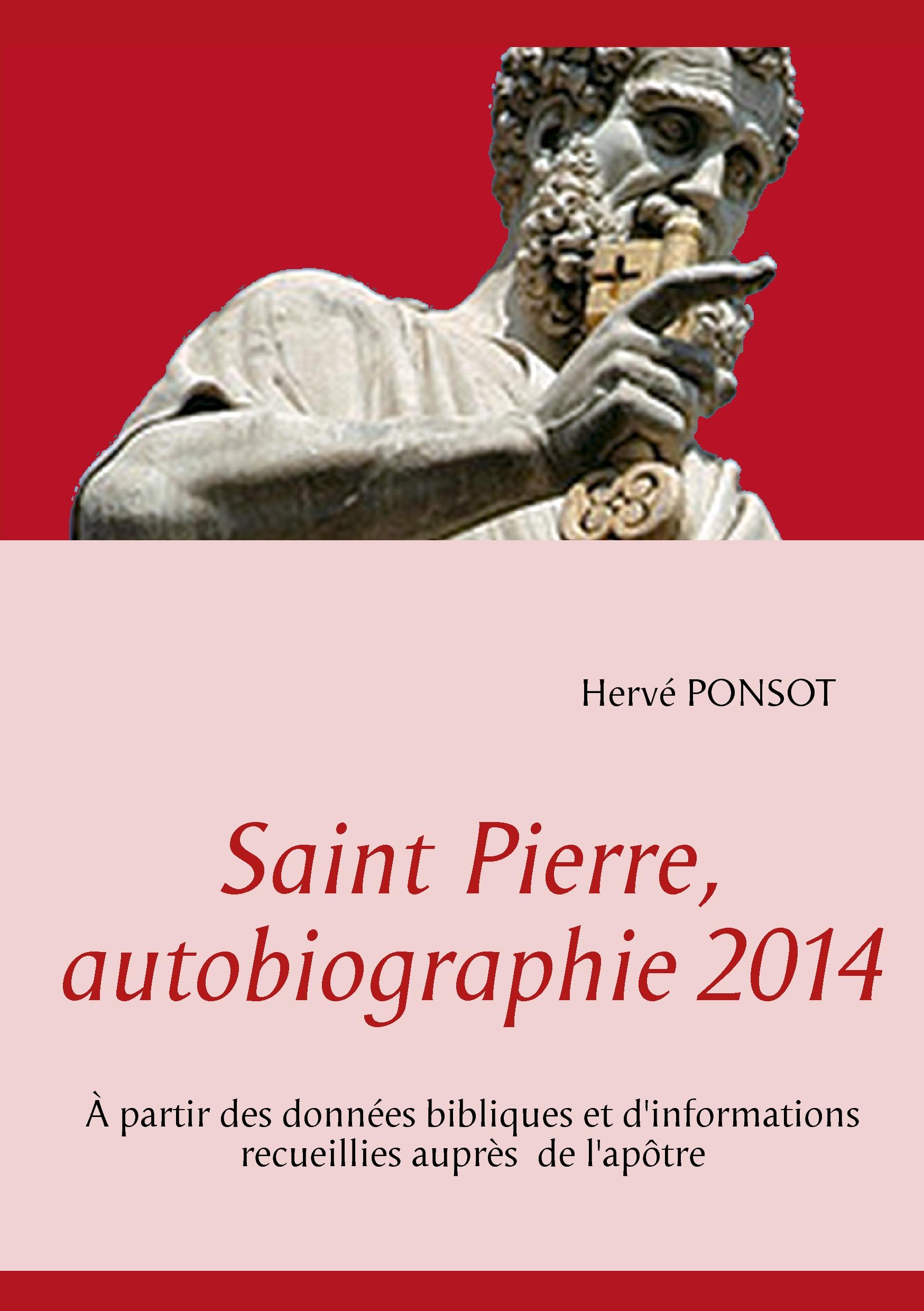 Vorderes Coverbild Saint Pierre, autobiographie 2014