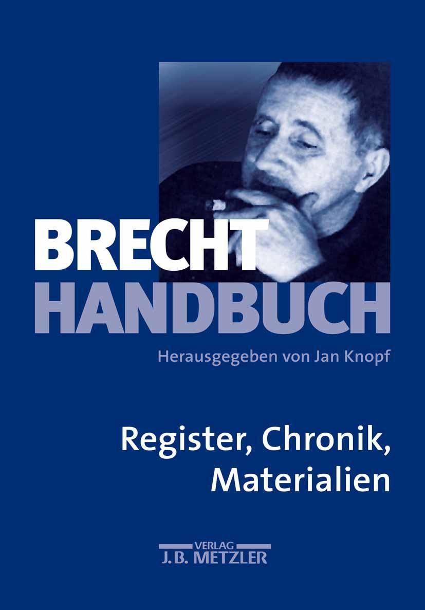 Vorderes Coverbild Brecht-Handbuch