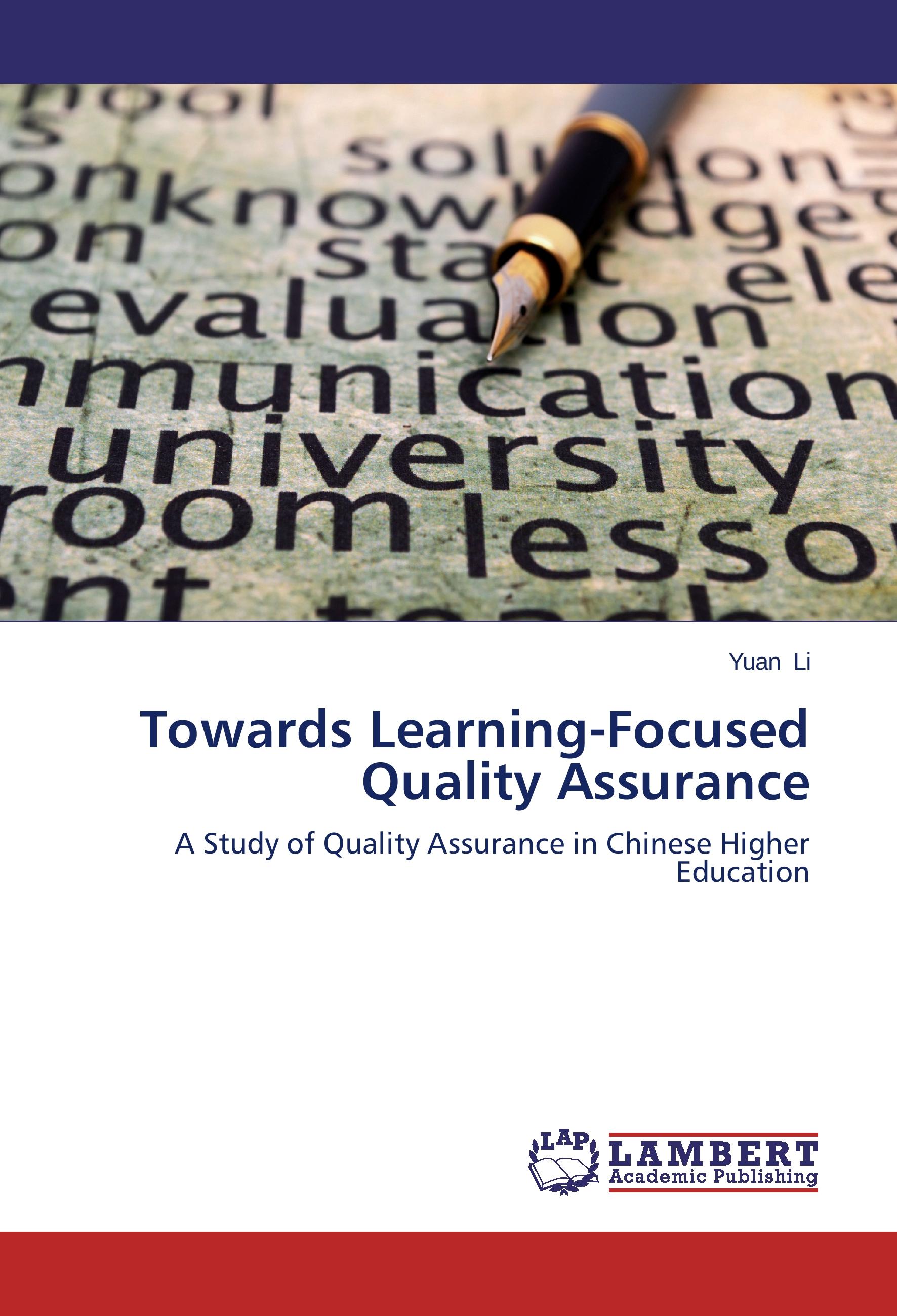 Vorderes Coverbild Towards Learning-Focused Quality Assurance