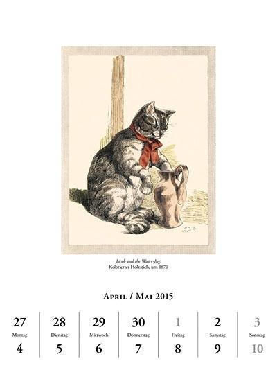 Beispielinhalt (Bild) Katzen in der Kunst 2015