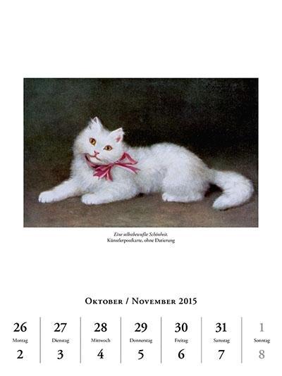 Beispielinhalt (Bild) Katzen in der Kunst 2015