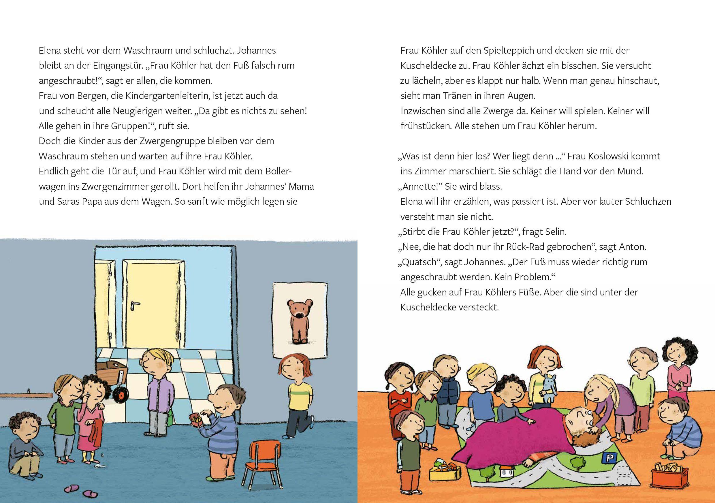 Beispielinhalt (Bild) Die wilden Zwerge 07 - Der Unfall