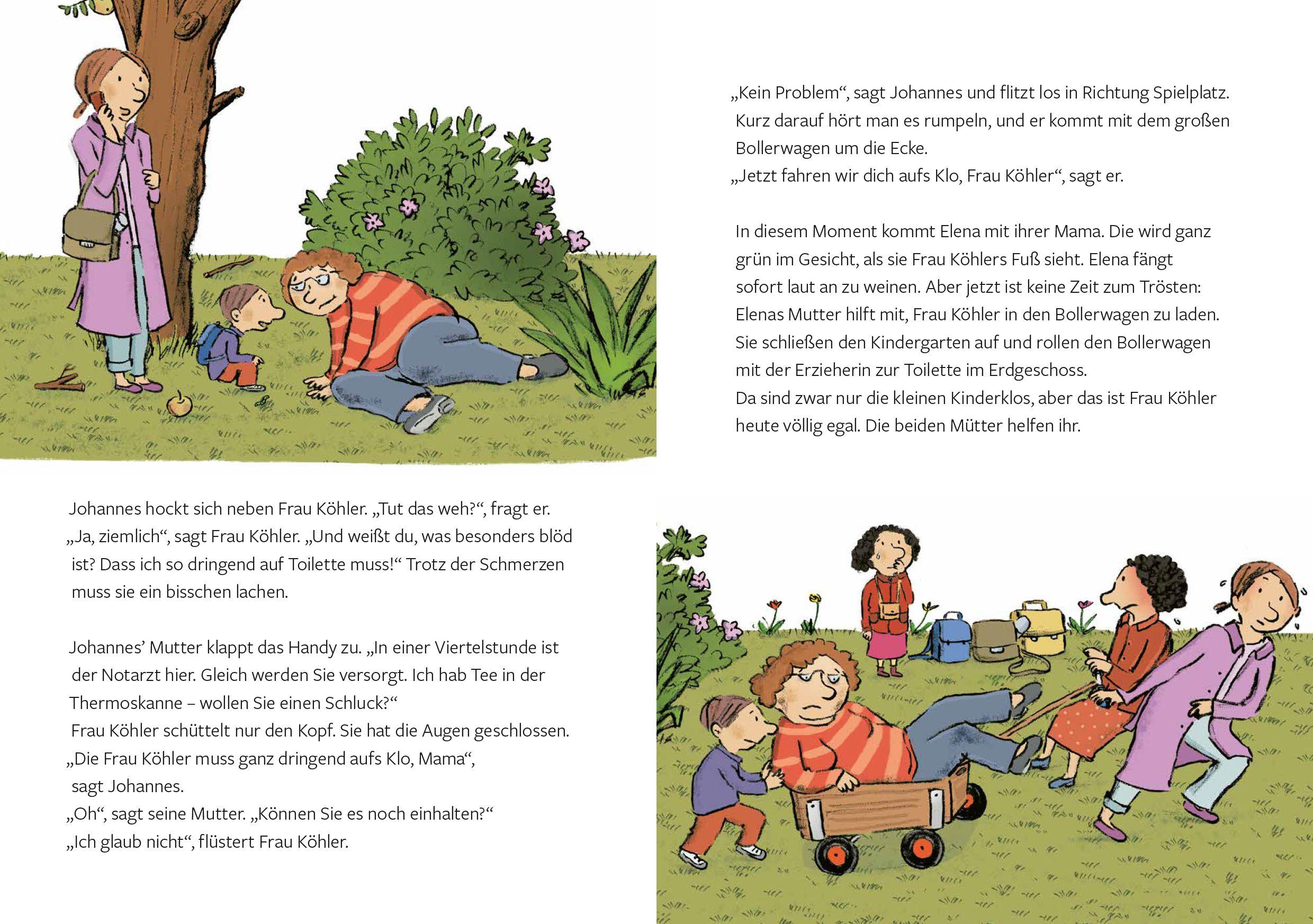 Beispielinhalt (Bild) Die wilden Zwerge 07 - Der Unfall