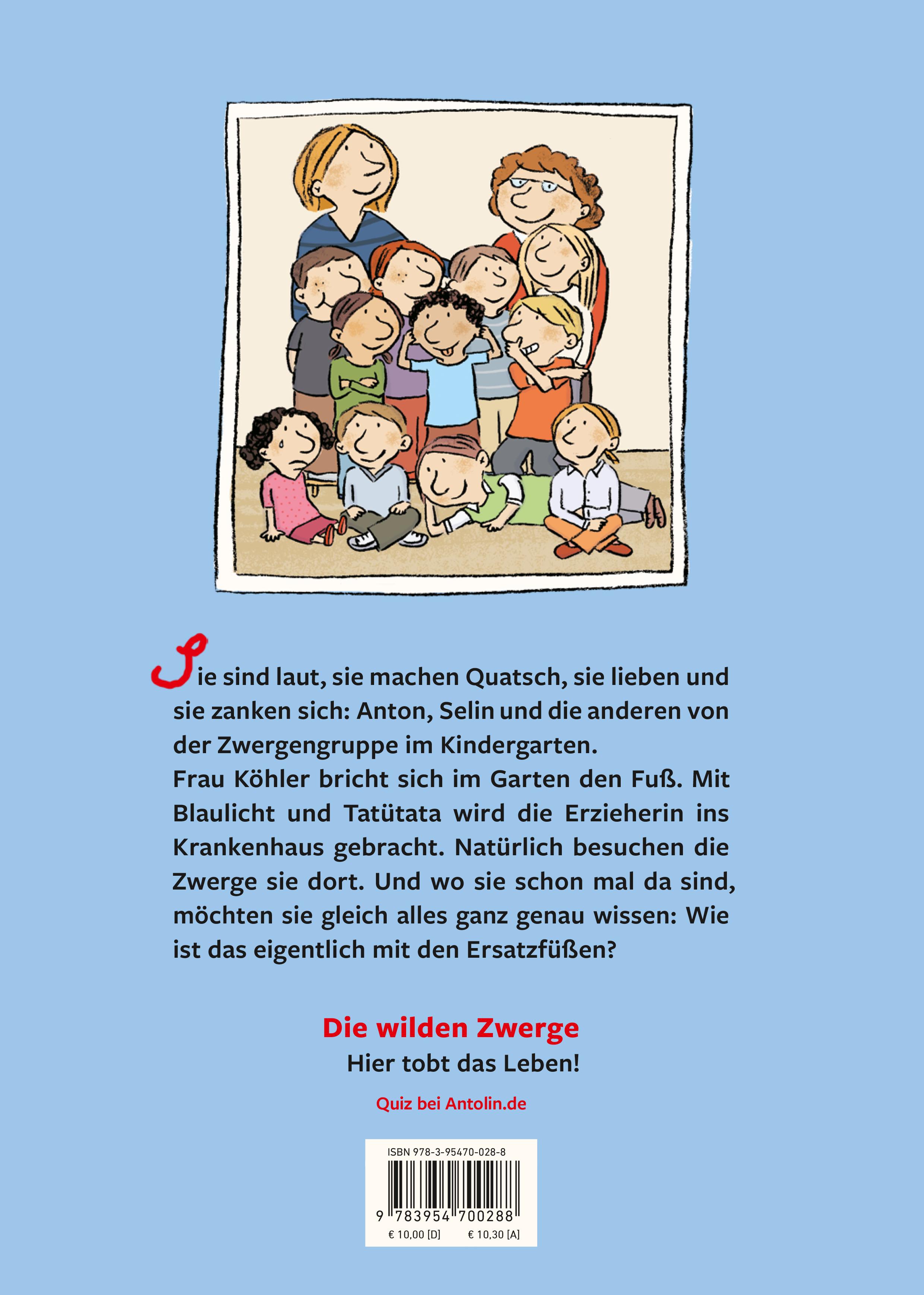Rückseitencover Die wilden Zwerge 07 - Der Unfall