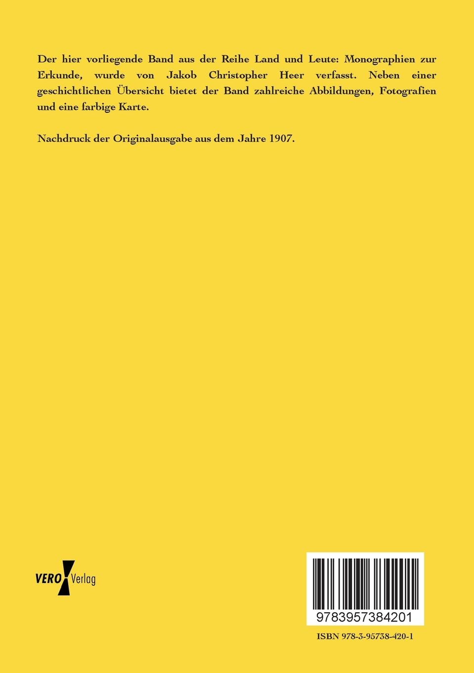 Rückseitencover Die Schweiz