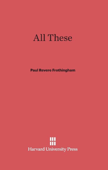 Vorderes Coverbild All These