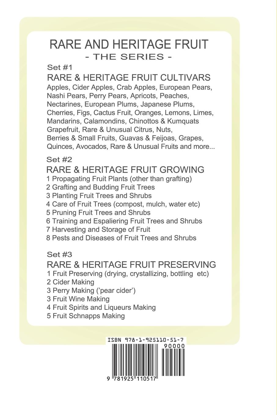 Rückseitencover Propagating Fruit Plants