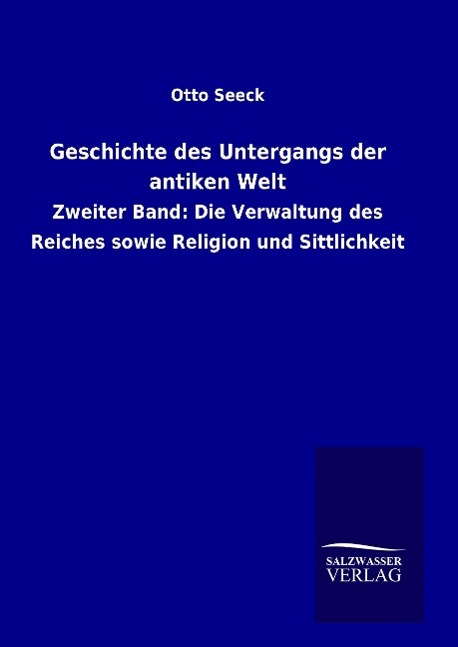 Vorderes Coverbild Geschichte des Untergangs der antiken Welt