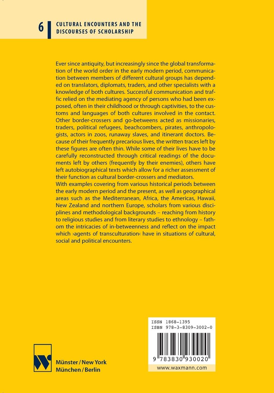 Rückseitencover Agents of Transculturation