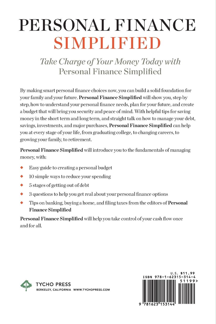 Rückseitencover Personal Finance Simplified