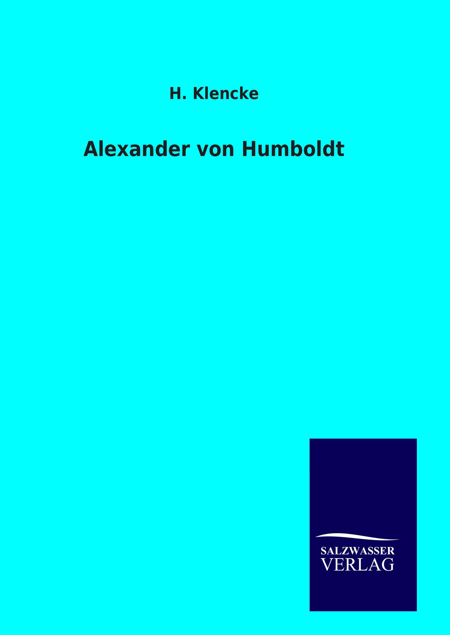 Vorderes Coverbild Alexander von Humboldt