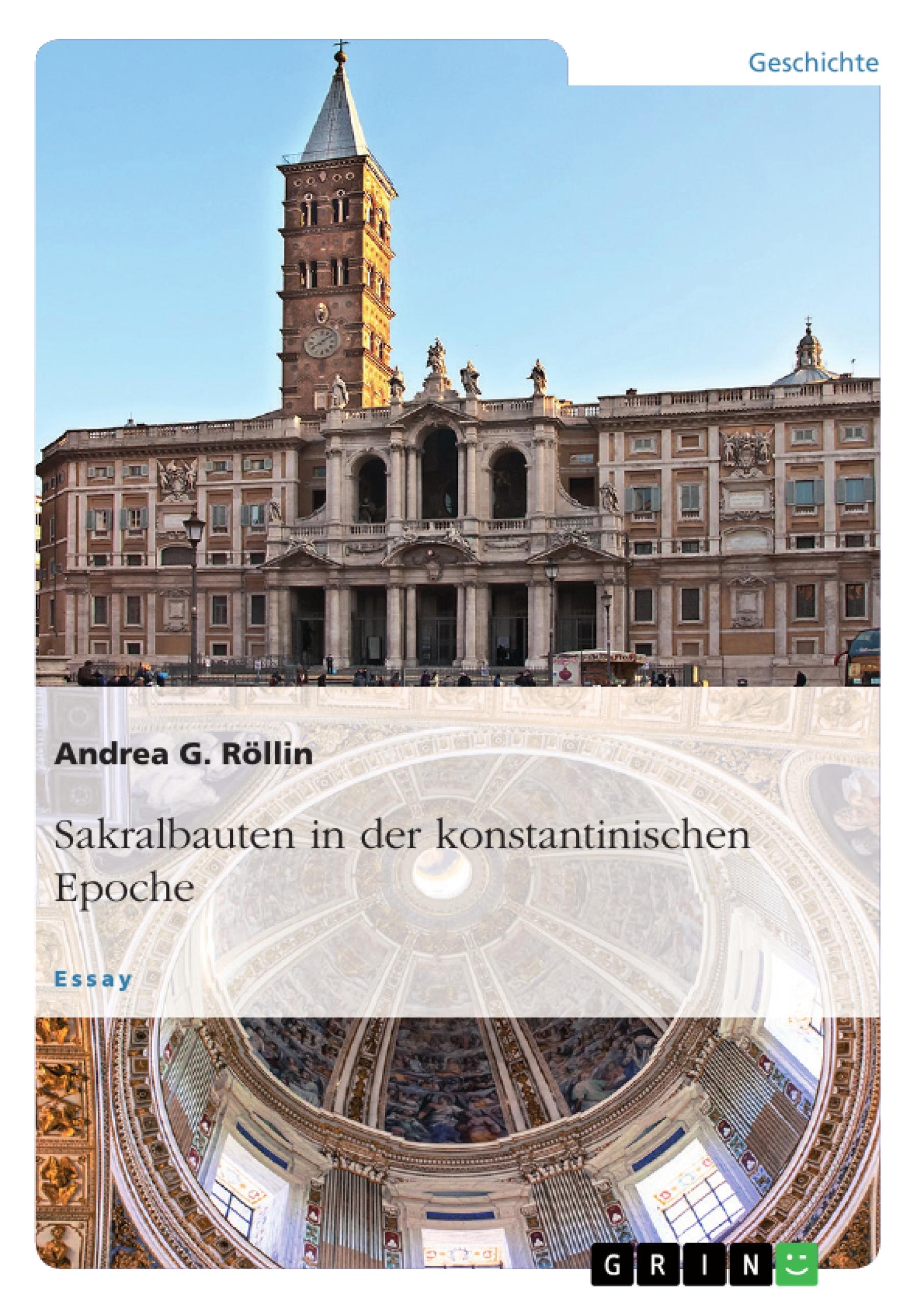 Vorderes Coverbild Sakralbauten in der konstantinischen Epoche