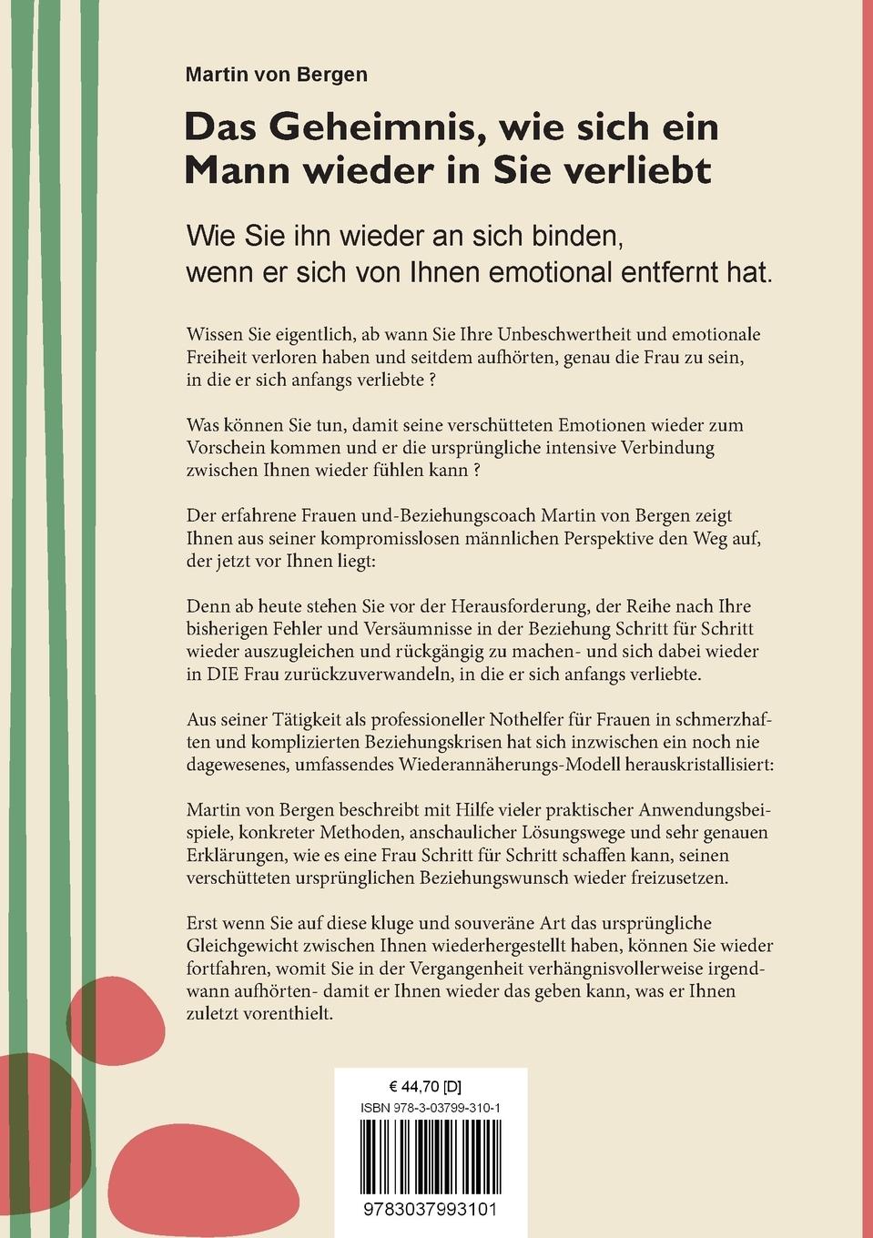 Rückseitencover Das Geheimnis, wie sich ein Mann wieder in Sie verliebt