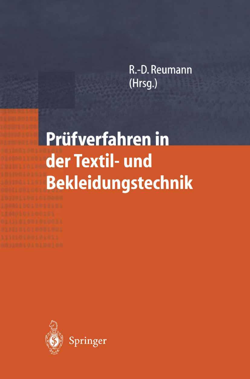 Vorderes Coverbild Prüfverfahren in der Textil- und Bekleidungstechnik