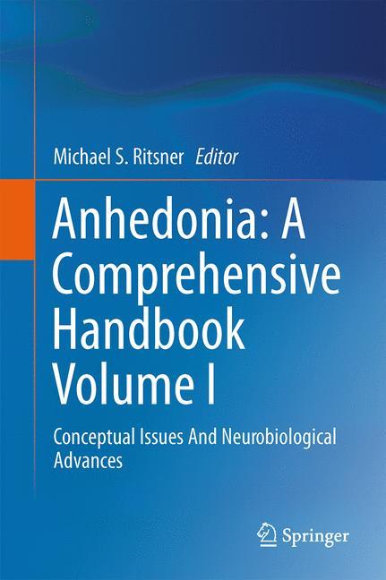 Vorderes Coverbild Anhedonia: A Comprehensive Handbook Volume I