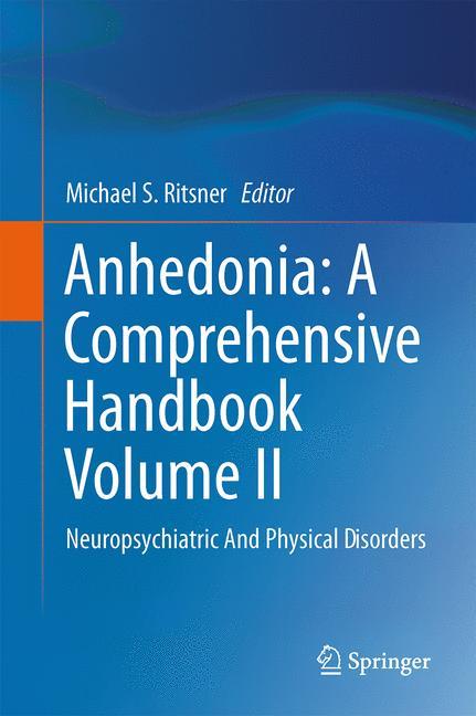Vorderes Coverbild Anhedonia: A Comprehensive Handbook Volume II